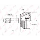 Шарнирный комплект приводного вала LYNXauto CO-3446A
