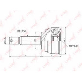 Шарнирный комплект приводного вала LYNXauto CO-3600
