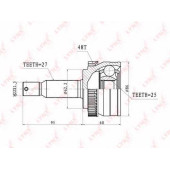 Шарнирный комплект приводного вала LYNXauto CO-3626A