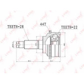Шарнирный комплект приводного вала LYNXauto CO-3630A