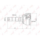 Шарнирный комплект приводного вала LYNXauto CO-3667