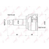 Шарнирный комплект приводного вала LYNXauto CO-3700