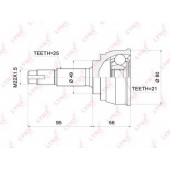 Шарнирный комплект приводного вала LYNXauto CO-3705