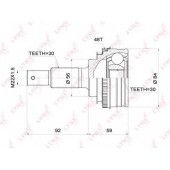 Шарнирный комплект приводного вала LYNXauto CO-3710A