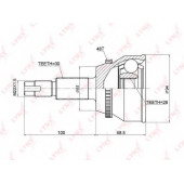 Шарнирный комплект приводного вала LYNXauto CO-3759A
