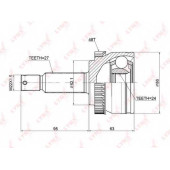 Шарнирный комплект приводного вала LYNXauto CO-3769A