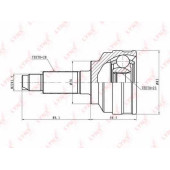 Шарнирный комплект приводного вала LYNXauto CO-5105