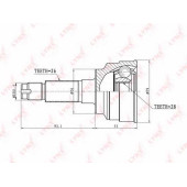 Шарнирный комплект приводного вала LYNXauto CO-5111