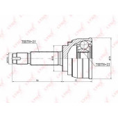Шарнирный комплект приводного вала LYNXauto CO-5500