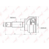 Шарнирный комплект приводного вала LYNXauto CO-5533