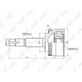 Шарнирный комплект приводного вала LYNXauto CO-5702A
