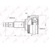 Шарнирный комплект приводного вала LYNXauto CO-5711A