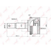 Шарнирный комплект приводного вала LYNXauto CO-5719A