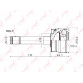 Шарнирный комплект приводного вала LYNXauto CO-5734