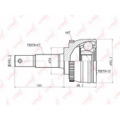Шарнирный комплект приводного вала LYNXauto CO-5756A