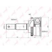 Шарнирный комплект приводного вала LYNXauto CO-5763A