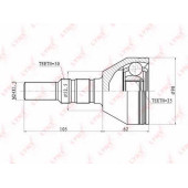 Шарнирный комплект приводного вала LYNXauto CO-5909