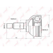 Шарнирный комплект приводного вала LYNXauto CO-6317