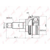Шарнирный комплект приводного вала LYNXauto CO-7101A
