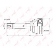 Шарнирный комплект приводного вала LYNXauto CO-7305