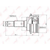 Шарнирный комплект приводного вала LYNXauto CO-7539