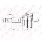 Шарнирный комплект приводного вала LYNXauto CO-7549