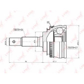 Шарнирный комплект приводного вала LYNXauto CO-7584A
