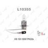 Лампа накаливания H3 12В 55Вт LYNXauto L10355