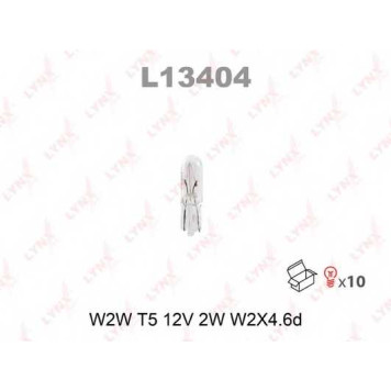 Лампа накаливания W2W 12В 2Вт LYNXauto L13404