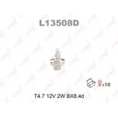 Лампа накаливания 12В 2Вт LYNXauto L13508D