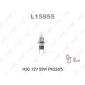 Лампа накаливания H3C 12В 55Вт LYNXauto L15955