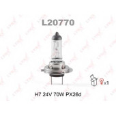 Лампа накаливания H7 24В 70Вт LYNXauto L20770