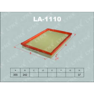 Фильтр воздушный LYNXauto LA-1110