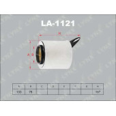 Фильтр воздушный LYNXauto LA-1121