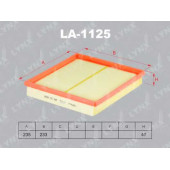 Фильтр воздушный LYNXauto LA-1125