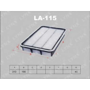 Фильтр воздушный LYNXauto LA-115