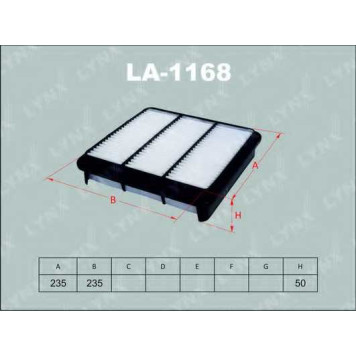 Фильтр воздушный LYNXauto LA-1168