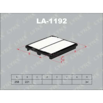 Фильтр воздушный LYNXauto LA-1192