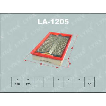 Фильтр воздушный LYNXauto LA-1205