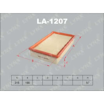 Фильтр воздушный LYNXauto LA-1207