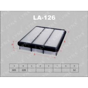 Фильтр воздушный LYNXauto LA-126