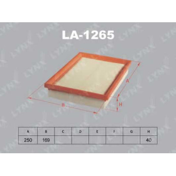 Фильтр воздушный LYNXauto LA-1265