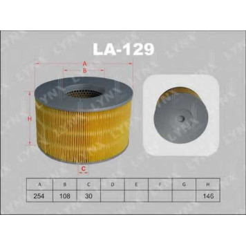 Фильтр воздушный LYNXauto LA-129