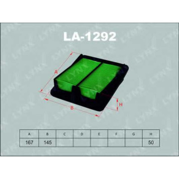Фильтр воздушный LYNXauto LA-1292