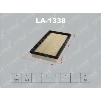 Фильтр воздушный LYNXauto LA-1338
