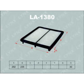 Фильтр воздушный LYNXauto LA-1380