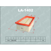 Фильтр воздушный LYNXauto LA-1402
