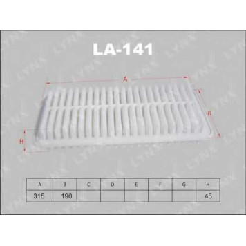 Фильтр воздушный LYNXauto LA-141