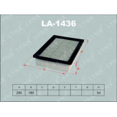 Фильтр воздушный LYNXauto LA-1436