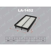 Фильтр воздушный LYNXauto LA-1452